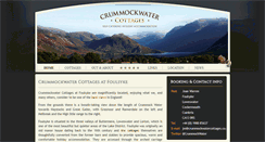 Desktop Screenshot of crummockwatercottages.co.uk